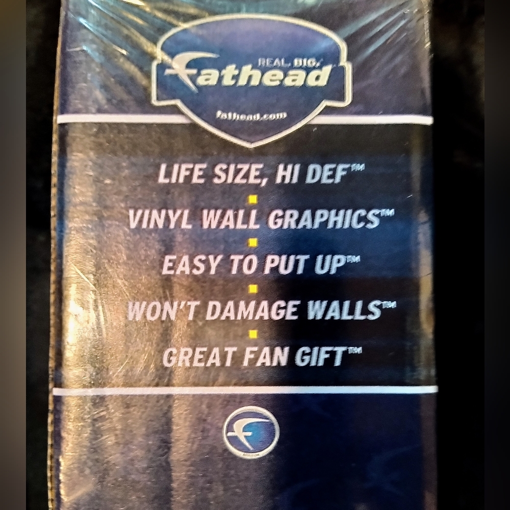 NY Yankees Logo Real Big Fathead - 3'4" High X 3'0" Wide - Blue, White, Red